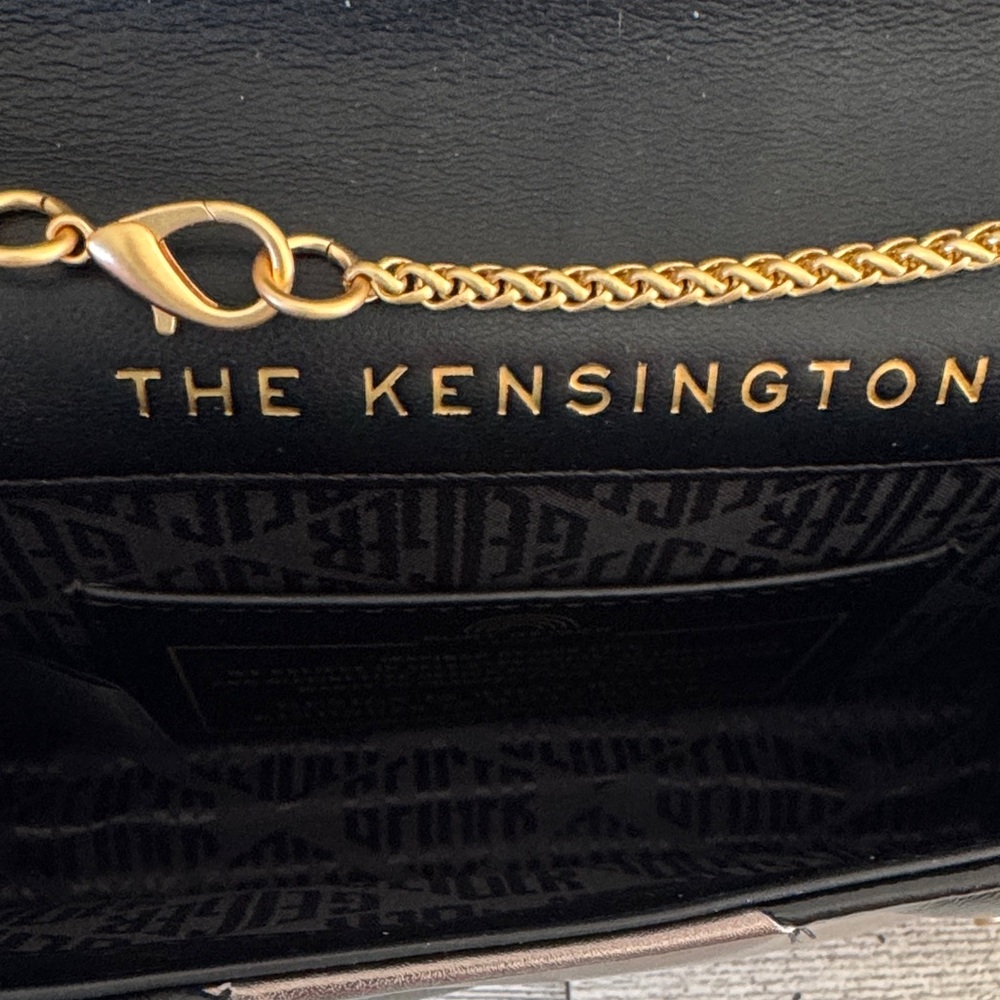 Kurt Geiger Mini Soho Leather Metallic Striped Crossbody - Picture 12 of 16